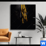 Wechselmotiv Goldene Traenen Quadrat Produktvorschau mit dem Bild Goldene Tränen im Format Quadrat.