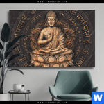 Wechselmotiv Goldener Buddha No 2 Querformat Produktvorschau mit dem Bild Goldener Buddha No.2 im Format Querformat.