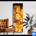 Wechselmotiv Goldenes Haar No 2 Schmal Produktvorschau mit dem Bild Goldenes Haar No. 2 im Format Schmal.
