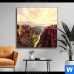 Wechselmotiv Grand Canyon Landschaft Quadrat Produktvorschau mit dem Bild Grand Canyon Landschaft im Format Quadrat.