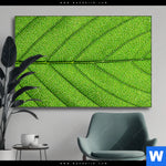 Wechselmotiv Gruene Blattadern Querformat Produktvorschau mit dem Bild Grüne Blattadern im Format Querformat.