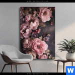 Wechselmotiv Hellrosa Blumen Hochformat Produktvorschau mit dem Bild Hellrosa Blumen im Format Hochformat.