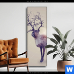 Wechselmotiv Hirsch Wald No 1 Schmal Produktvorschau mit dem Bild Hirsch & Wald No.1 im Format Schmal.