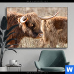 Wechselmotiv Hochlandrind Auf Weide Querformat Produktvorschau mit dem Bild Hochlandrind auf Weide im Format Querformat.