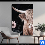 Wechselmotiv Hochlandrind Wilde Schoenheit Hochformat Produktvorschau mit dem Bild Hochlandrind - Wilde Schönheit im Format Hochformat.