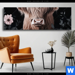 Wechselmotiv Hochlandrind Wilde Schoenheit Panorama Produktvorschau mit dem Bild Hochlandrind - Wilde Schönheit im Format Panorama.