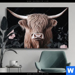 Wechselmotiv Hochlandrind Wilde Schoenheit Querformat Produktvorschau mit dem Bild Hochlandrind - Wilde Schönheit im Format Querformat.