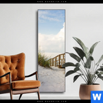 Wechselmotiv Holzsteg Duenen Schmal Produktvorschau mit dem Bild Holzsteg & Dünen im Format Schmal.