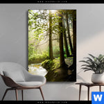 Wechselmotiv Im Wald Hochformat Produktvorschau mit dem Bild Im Wald im Format Hochformat.