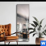 Wechselmotiv Innenstadt Von Manhattan Schmal Produktvorschau mit dem Bild Innenstadt von Manhattan im Format Schmal.