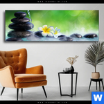 Wechselmotiv Japanischer Brunnen Panorama Produktvorschau mit dem Bild Japanischer Brunnen im Format Panorama.