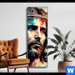 Wechselmotiv Jesus Christus Mit Dornenkrone Schmal Produktvorschau mit dem Bild Jesus Christus mit Dornenkrone im Format Schmal.