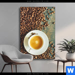 Wechselmotiv Kaffee Genuss Hochformat Produktvorschau mit dem Bild Kaffee-Genuss im Format Hochformat.