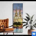Wechselmotiv Koelner Dom Bei Nacht Schmal Produktvorschau mit dem Bild Kölner Dom bei Nacht im Format Schmal.