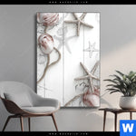 Wechselmotiv Kuestenfeeling Muschel Hochformat Produktvorschau mit dem Bild Küstenfeeling - Muschel im Format Hochformat.