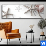 Wechselmotiv Kuestenfeeling Muschel Panorama Produktvorschau mit dem Bild Küstenfeeling - Muschel im Format Panorama.