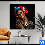 Wechselmotiv La Calavera Catrina No 2 Quadrat Produktvorschau mit dem Bild La Calavera Catrina No.2 im Format Quadrat.