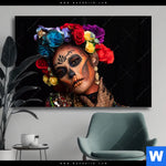 Wechselmotiv La Calavera Catrina No 2 Querformat Produktvorschau mit dem Bild La Calavera Catrina No.2 im Format Querformat.