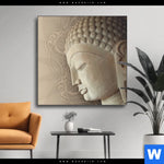 Wechselmotiv Laechelnder Buddha Quadrat Produktvorschau mit dem Bild Lächelnder Buddha im Format Quadrat.