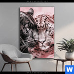 Wechselmotiv Leoparden Harmonie In Pastell Hochformat Produktvorschau mit dem Bild Leoparden - Harmonie in Pastell im Format Hochformat.
