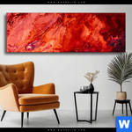 Wechselmotiv Liquid Marmor Rot Panorama Produktvorschau mit dem Bild Liquid Marmor rot im Format Panorama.