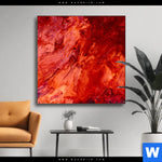 Wechselmotiv Liquid Marmor Rot Quadrat Produktvorschau mit dem Bild Liquid Marmor rot im Format Quadrat.