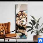 Wechselmotiv Loewe Koenig Der Tiere Schmal Produktvorschau mit dem Bild Löwe - König der Tiere im Format Schmal.