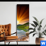 Wechselmotiv Majestaetischer Sonnenuntergang Schmal Produktvorschau mit dem Bild Majestätischer Sonnenuntergang im Format Schmal.