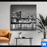 Wechselmotiv Manhattan Zeitlose Skyline Quadrat Produktvorschau mit dem Bild Manhattan - Zeitlose Skyline im Format Quadrat.
