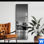 Wechselmotiv Manhattan Zeitlose Skyline Schmal Produktvorschau mit dem Bild Manhattan - Zeitlose Skyline im Format Schmal.
