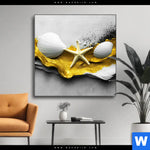 Wechselmotiv Maritime Muschel Kunst Quadrat Produktvorschau mit dem Bild Maritime Muschel-Kunst im Format Quadrat.