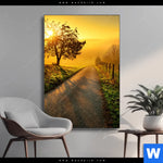 Wechselmotiv Morgenspaziergang Hochformat Produktvorschau mit dem Bild Morgenspaziergang im Format Hochformat.