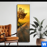 Wechselmotiv Morgenspaziergang Schmal Produktvorschau mit dem Bild Morgenspaziergang im Format Schmal.