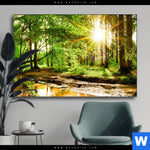 Wechselmotiv Natur Pur Der Wald Querformat Produktvorschau mit dem Bild Natur pur - Der Wald im Format Querformat.