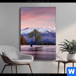 Wechselmotiv Neuseeland Am Morgen Hochformat Produktvorschau mit dem Bild Neuseeland am Morgen im Format Hochformat.