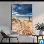 Wechselmotiv Nordseekueste Wolken Hochformat Produktvorschau mit dem Bild Nordseeküste & Wolken im Format Hochformat.