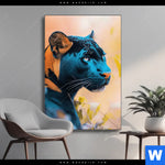 Wechselmotiv Panther Farben Der Wildness Hochformat Produktvorschau mit dem Bild Panther - Farben der Wildness im Format Hochformat.