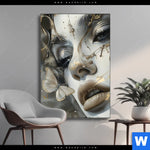 Wechselmotiv Paola Portraet Mit Schmetterlingen Hochformat Produktvorschau mit dem Bild Paola - Porträt mit Schmetterlingen im Format Hochformat.