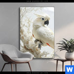 Wechselmotiv Papagei Zarte Gefangenschaft Hochformat Produktvorschau mit dem Bild Papagei - Zarte Gefangenschaft im Format Hochformat.