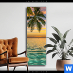 Wechselmotiv Paradiesische Insel Schmal Produktvorschau mit dem Bild Paradiesische Insel im Format Schmal.