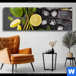 Wechselmotiv Perfekte Zutaten Fuer Cocktails Panorama Produktvorschau mit dem Bild Perfekte Zutaten für Cocktails im Format Panorama.