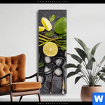 Wechselmotiv Perfekte Zutaten Fuer Cocktails Schmal Produktvorschau mit dem Bild Perfekte Zutaten für Cocktails im Format Schmal.