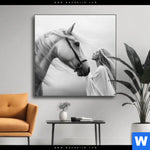 Wechselmotiv Pferd Wildnis Liebe Quadrat Produktvorschau mit dem Bild Pferd - Wildnis Liebe im Format Quadrat.