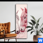 Wechselmotiv Pferde Harmonie In Pastell Schmal Produktvorschau mit dem Bild Pferde - Harmonie in Pastell im Format Schmal.