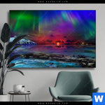 Wechselmotiv Polarlichter Querformat Produktvorschau mit dem Bild Polarlichter im Format Querformat.