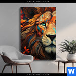 Wechselmotiv Pop Art Leo Hochformat Produktvorschau mit dem Bild Pop Art Leo im Format Hochformat.