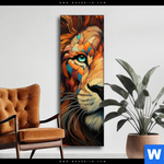 Wechselmotiv Pop Art Leo Schmal Produktvorschau mit dem Bild Pop Art Leo im Format Schmal.