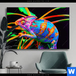 Wechselmotiv Regenbogen Chamaeleon No 2 Querformat Produktvorschau mit dem Bild Regenbogen Chamäleon No.2 im Format Querformat.