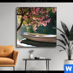 Wechselmotiv Romantische Bootstour Quadrat Produktvorschau mit dem Bild Romantische Bootstour im Format Quadrat.