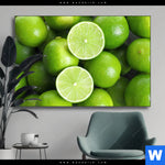 Wechselmotiv Saftige Limetten Voller Energie Querformat Produktvorschau mit dem Bild Saftige Limetten voller Energie im Format Querformat.